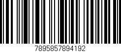 Código de barras (EAN, GTIN, SKU, ISBN): '7895857894192'