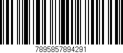 Código de barras (EAN, GTIN, SKU, ISBN): '7895857894291'