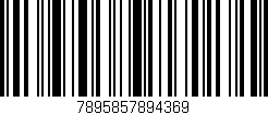 Código de barras (EAN, GTIN, SKU, ISBN): '7895857894369'