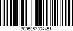 Código de barras (EAN, GTIN, SKU, ISBN): '7895857894451'