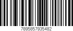 Código de barras (EAN, GTIN, SKU, ISBN): '7895857935482'