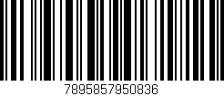 Código de barras (EAN, GTIN, SKU, ISBN): '7895857950836'
