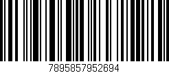 Código de barras (EAN, GTIN, SKU, ISBN): '7895857952694'