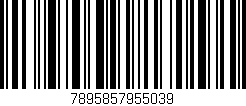 Código de barras (EAN, GTIN, SKU, ISBN): '7895857955039'