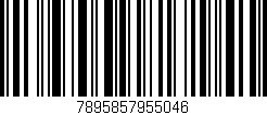Código de barras (EAN, GTIN, SKU, ISBN): '7895857955046'