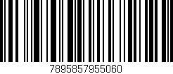 Código de barras (EAN, GTIN, SKU, ISBN): '7895857955060'