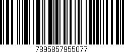Código de barras (EAN, GTIN, SKU, ISBN): '7895857955077'