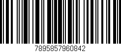 Código de barras (EAN, GTIN, SKU, ISBN): '7895857960842'