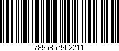 Código de barras (EAN, GTIN, SKU, ISBN): '7895857962211'