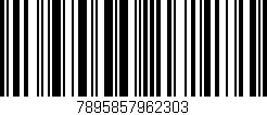 Código de barras (EAN, GTIN, SKU, ISBN): '7895857962303'