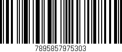 Código de barras (EAN, GTIN, SKU, ISBN): '7895857975303'