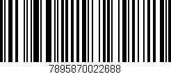 Código de barras (EAN, GTIN, SKU, ISBN): '7895870022688'