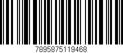 Código de barras (EAN, GTIN, SKU, ISBN): '7895875119468'