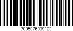 Código de barras (EAN, GTIN, SKU, ISBN): '7895876039123'