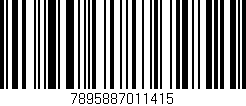 Código de barras (EAN, GTIN, SKU, ISBN): '7895887011415'
