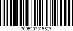 Código de barras (EAN, GTIN, SKU, ISBN): '7895887015635'