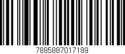 Código de barras (EAN, GTIN, SKU, ISBN): '7895887017189'