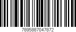 Código de barras (EAN, GTIN, SKU, ISBN): '7895887047872'
