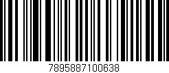 Código de barras (EAN, GTIN, SKU, ISBN): '7895887100638'