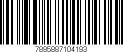 Código de barras (EAN, GTIN, SKU, ISBN): '7895887104193'