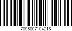 Código de barras (EAN, GTIN, SKU, ISBN): '7895887104216'