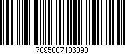 Código de barras (EAN, GTIN, SKU, ISBN): '7895887106890'