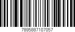 Código de barras (EAN, GTIN, SKU, ISBN): '7895887107057'