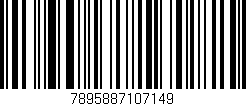 Código de barras (EAN, GTIN, SKU, ISBN): '7895887107149'