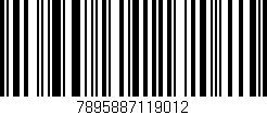 Código de barras (EAN, GTIN, SKU, ISBN): '7895887119012'