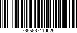 Código de barras (EAN, GTIN, SKU, ISBN): '7895887119029'