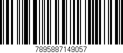 Código de barras (EAN, GTIN, SKU, ISBN): '7895887149057'