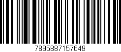 Código de barras (EAN, GTIN, SKU, ISBN): '7895887157649'
