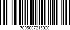 Código de barras (EAN, GTIN, SKU, ISBN): '7895887215820'