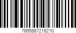 Código de barras (EAN, GTIN, SKU, ISBN): '7895887218210'