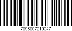 Código de barras (EAN, GTIN, SKU, ISBN): '7895887219347'
