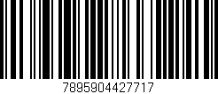 Código de barras (EAN, GTIN, SKU, ISBN): '7895904427717'