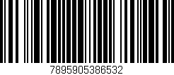 Código de barras (EAN, GTIN, SKU, ISBN): '7895905386532'