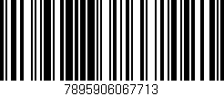 Código de barras (EAN, GTIN, SKU, ISBN): '7895906067713'