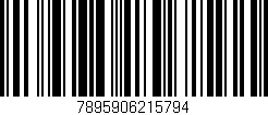Código de barras (EAN, GTIN, SKU, ISBN): '7895906215794'