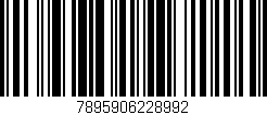 Código de barras (EAN, GTIN, SKU, ISBN): '7895906228992'