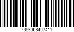 Código de barras (EAN, GTIN, SKU, ISBN): '7895906497411'