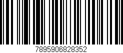 Código de barras (EAN, GTIN, SKU, ISBN): '7895906828352'