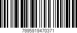 Código de barras (EAN, GTIN, SKU, ISBN): '7895919470371'