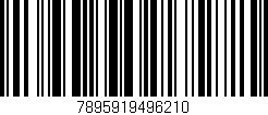 Código de barras (EAN, GTIN, SKU, ISBN): '7895919496210'