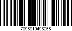 Código de barras (EAN, GTIN, SKU, ISBN): '7895919496265'