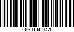 Código de barras (EAN, GTIN, SKU, ISBN): '7895919496470'