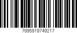 Código de barras (EAN, GTIN, SKU, ISBN): '7895919749217'