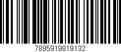 Código de barras (EAN, GTIN, SKU, ISBN): '7895919819132'