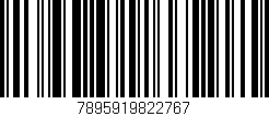 Código de barras (EAN, GTIN, SKU, ISBN): '7895919822767'