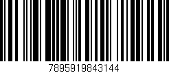 Código de barras (EAN, GTIN, SKU, ISBN): '7895919843144'